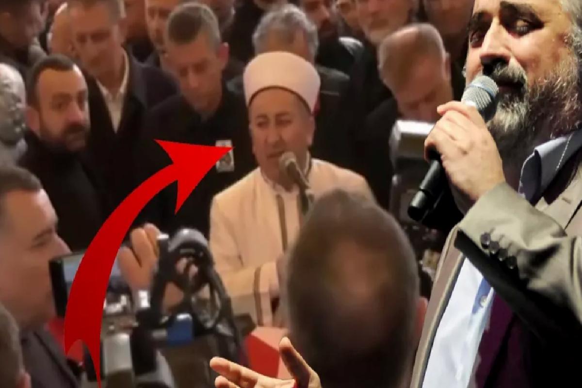 Volkan Konak’ın cenaze namazında imam defalarca aynı uyarıyı yaptı: Bu şekilde namaz olmaz