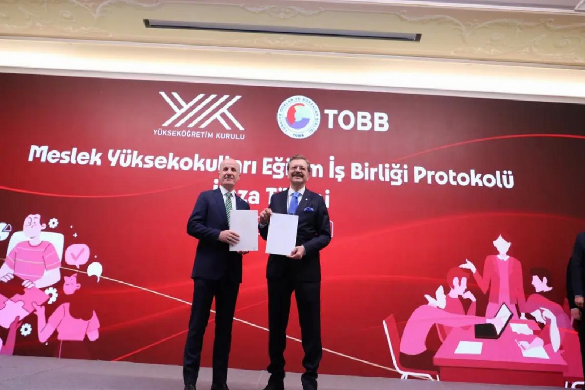 YÖK ve TOBB’dan Eğitim Protokolü