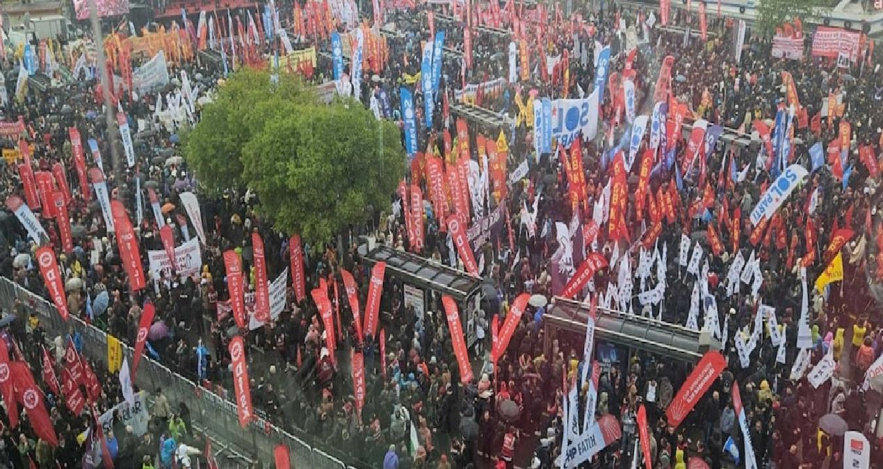 1 Mayıs kutlamalarında gözaltına alınan 17 kişi için tutuklama talebi