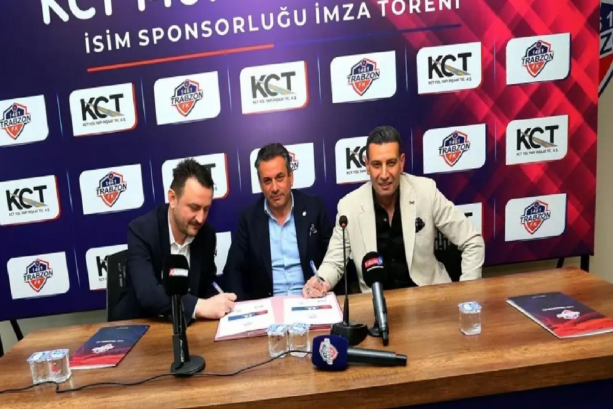 1461 Trabzon FK’ya KCT’den Sponsor Desteği