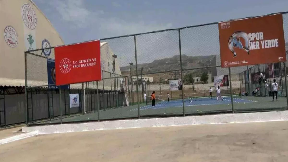 4. Uluslararası Cudi Cup Tenis Turnuvası hazırlıkları tamamlandı