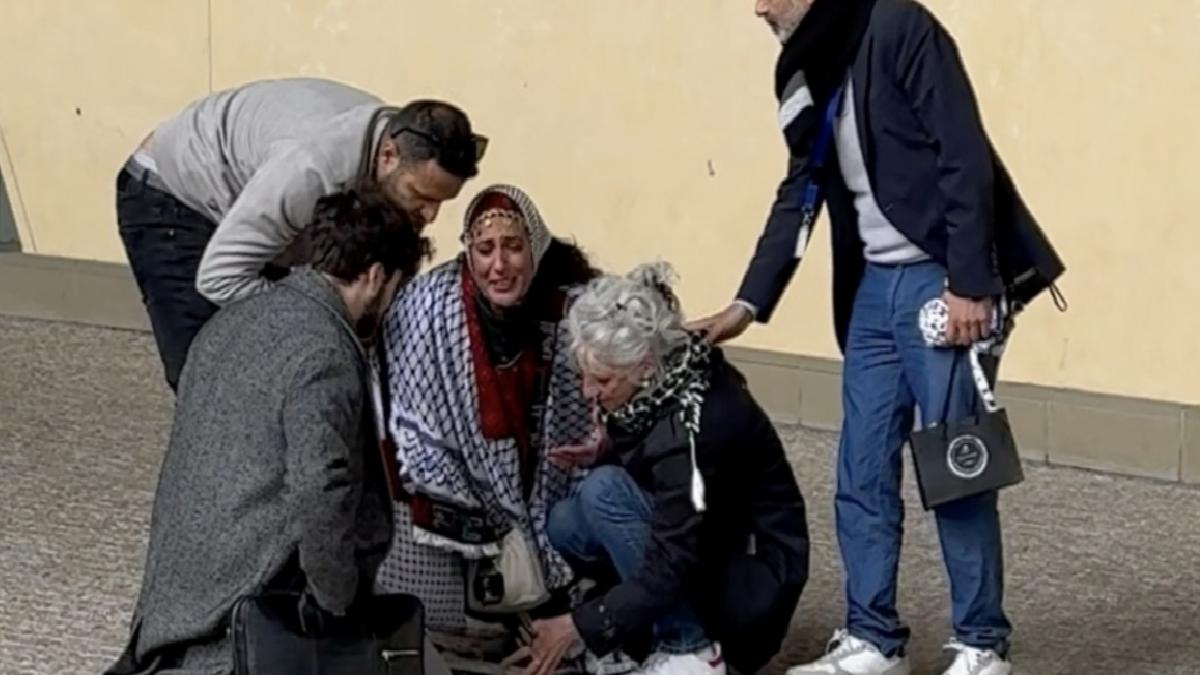 AB Komisyonu önünde ‘Gazze’ye ağıt
