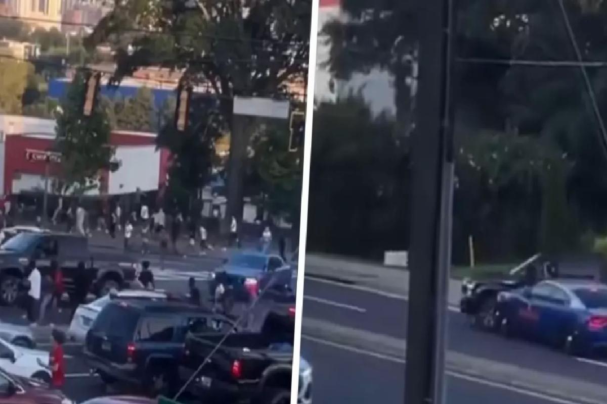 ABD’de polis kalabalığa dalan aracı ‘çarparak’ durdurdu