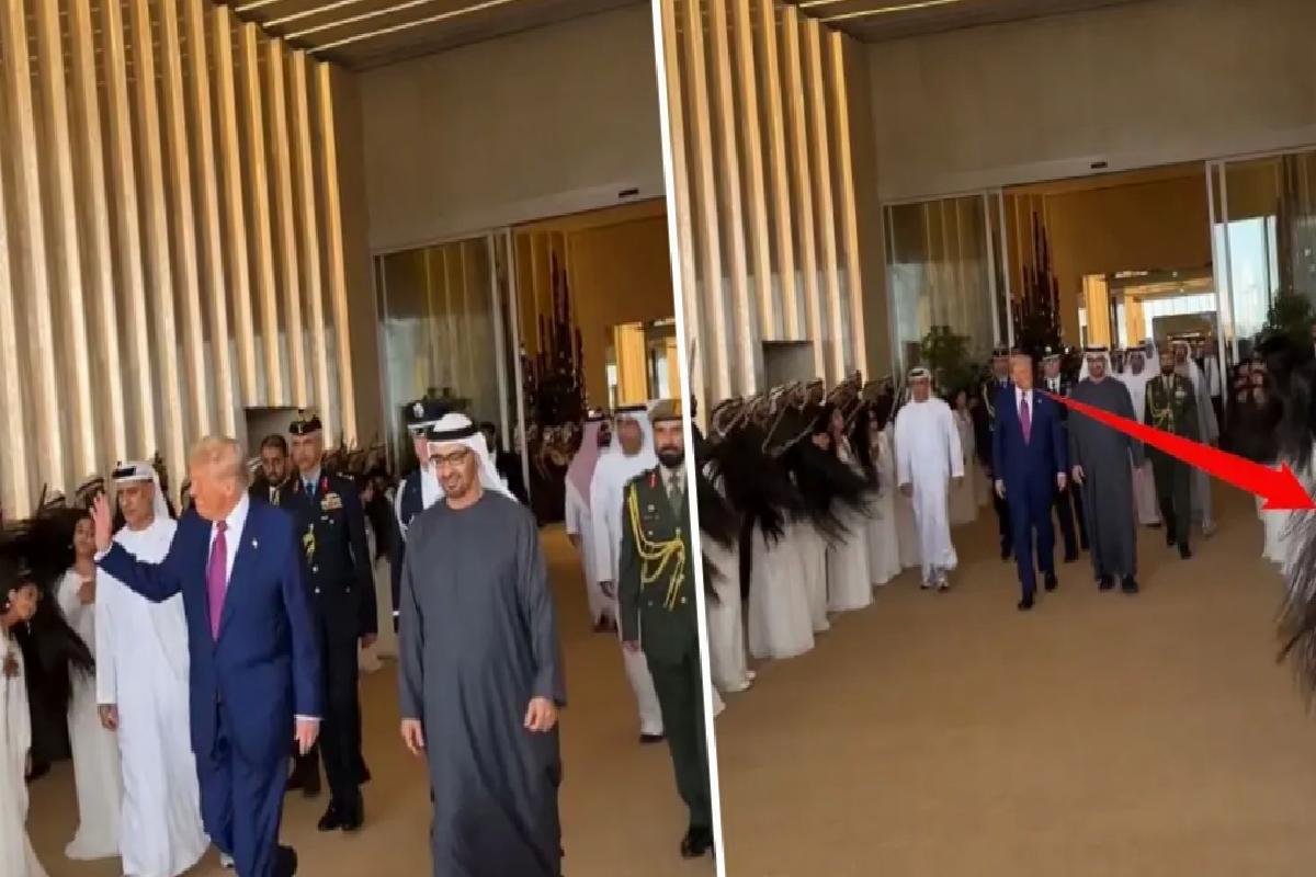 Abu Dabi’de Trump’a sıra dışı karşılama