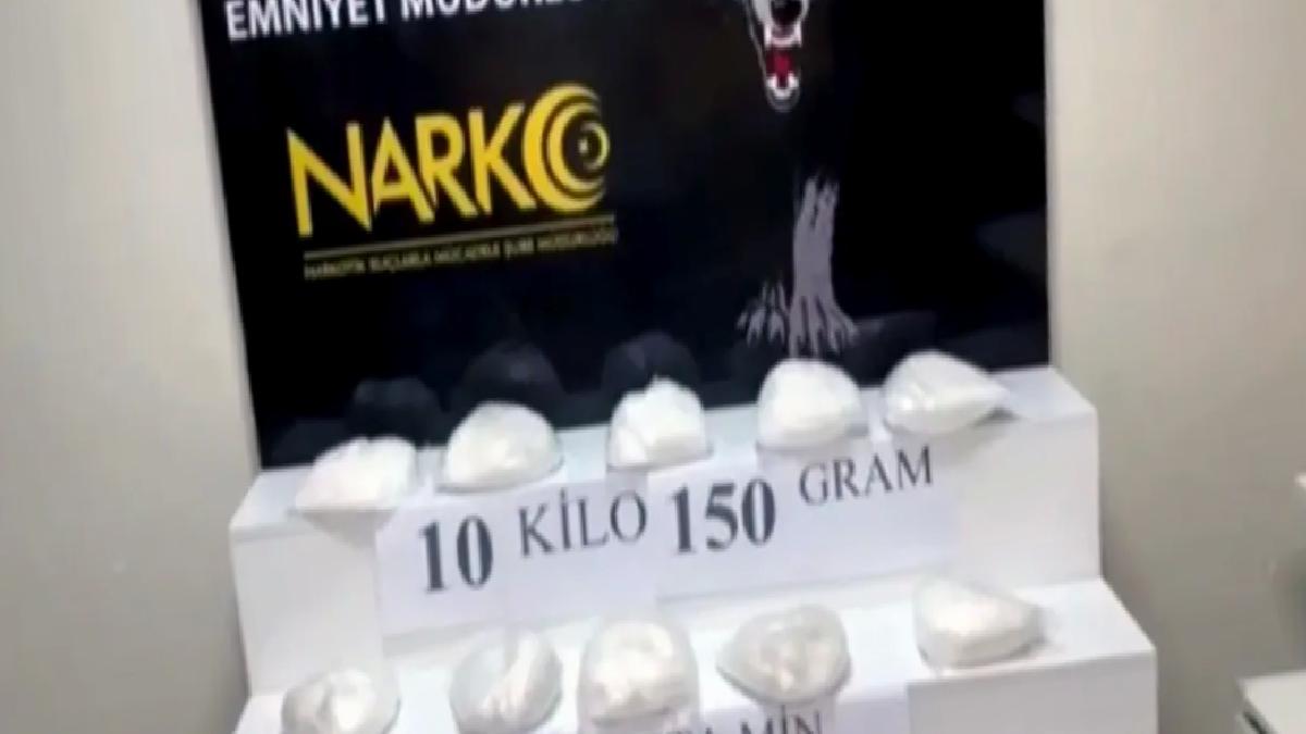Adana’da 10 Kilo Metamfetamin Ele Geçirildi
