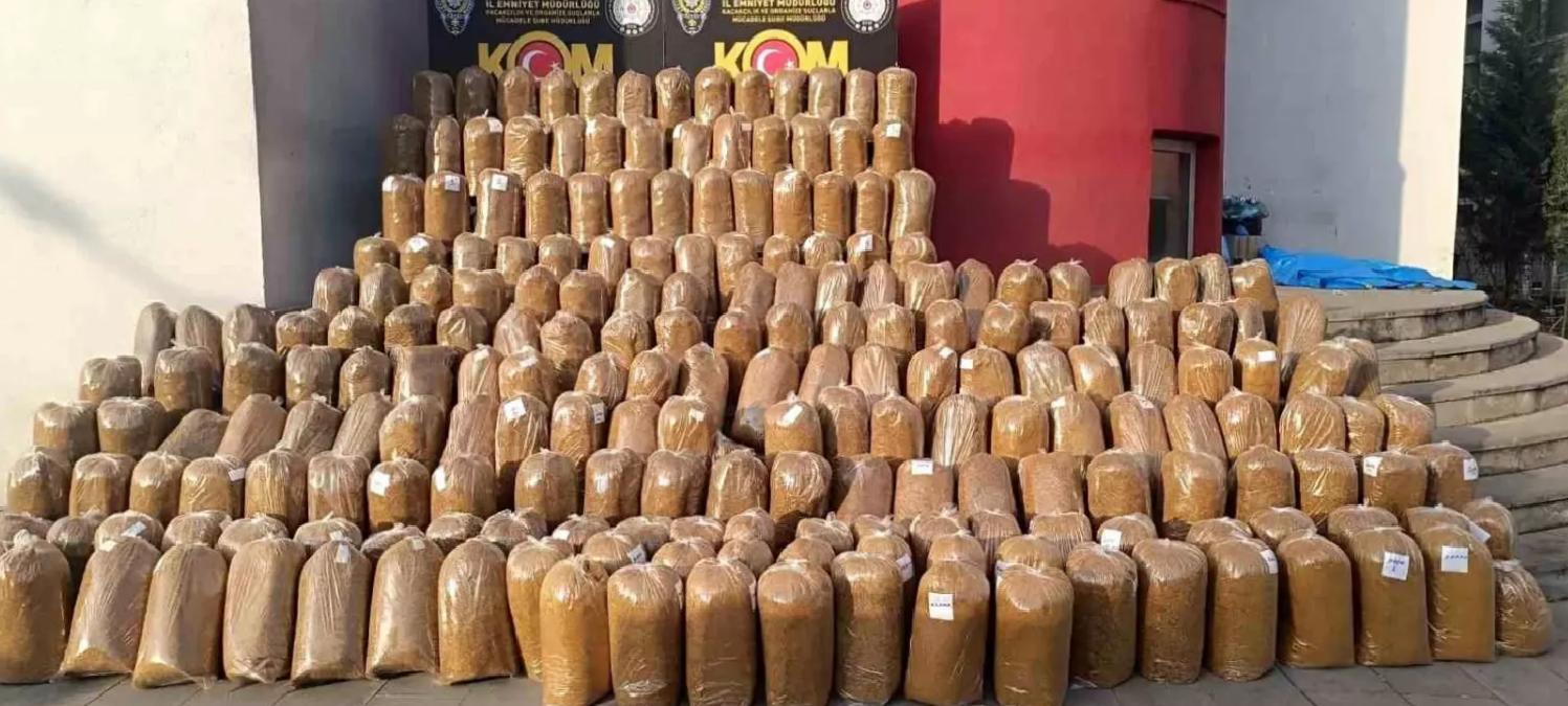 Adana’da 2 Ton Kaçak Tütün Ele Geçirildi