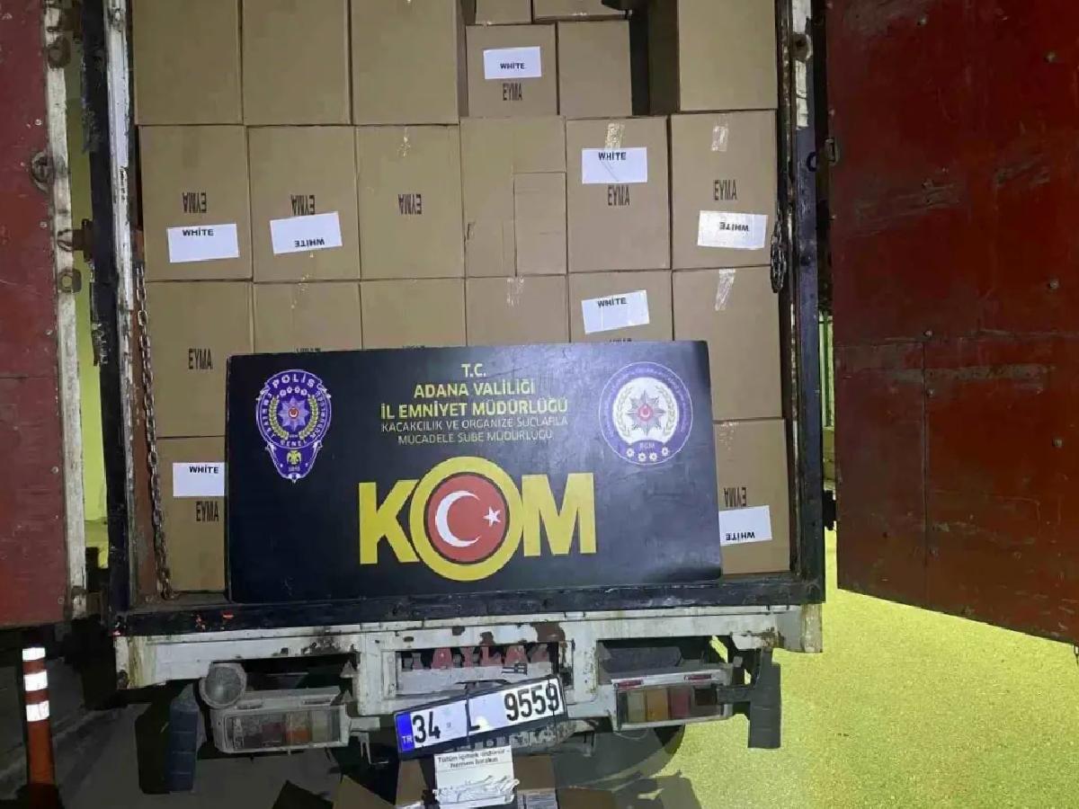 Adana’da 5 Milyon TL’lik Kaçak İhtiyaçlar Ele Geçirildi