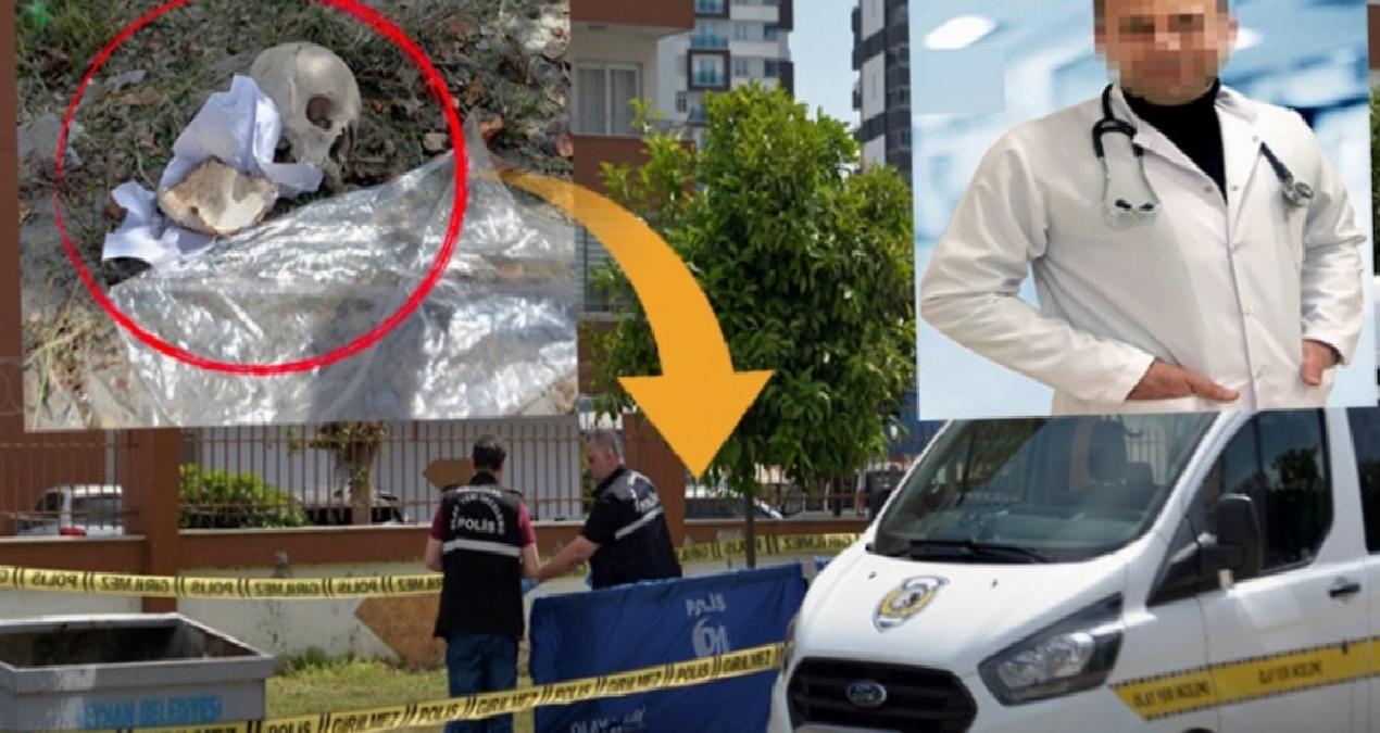 Adana’da akılalmaz olay: Çöpteki kafatasını doktorun eşi atmış