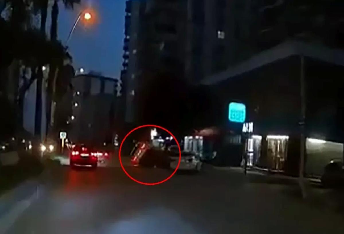 Adana’da Ehliyetsiz Sürücü Kaza Yaptı