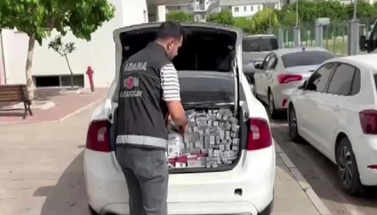 Adana’da Kaçak Sigara Operasyonu