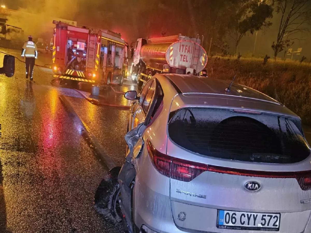 Adana’da Zincirleme Kaza: 2 Yaralı