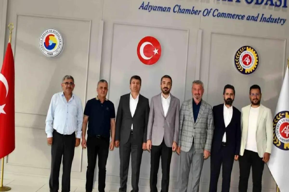 Adıyaman Belediye Başkanı Tutdere, Ticaret ve Sanayi Odası’nı Ziyaret Etti