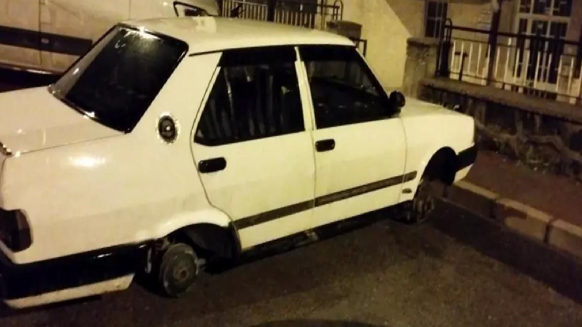 Afyon’da Lastik Hırsızları Yakalandı