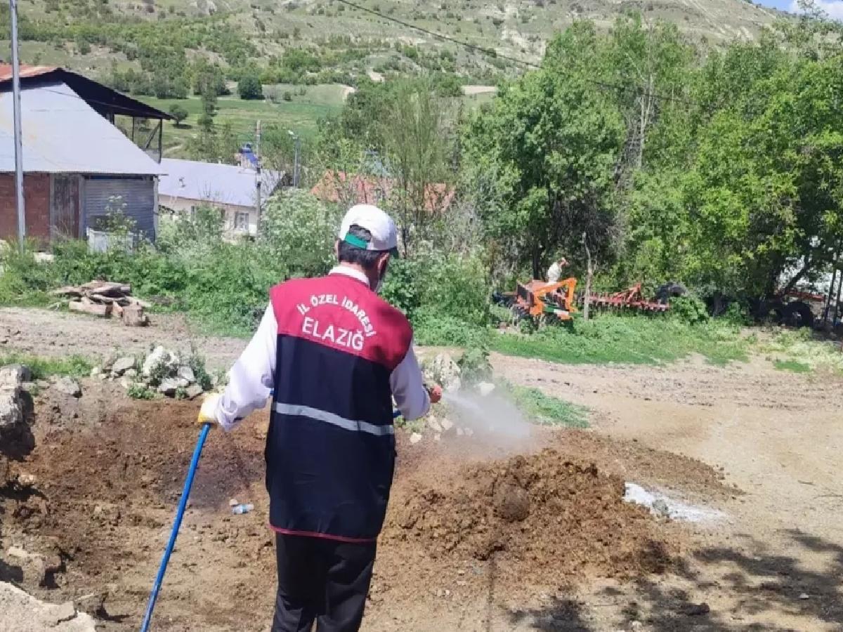 Ağın’da Haşere İlaçlaması