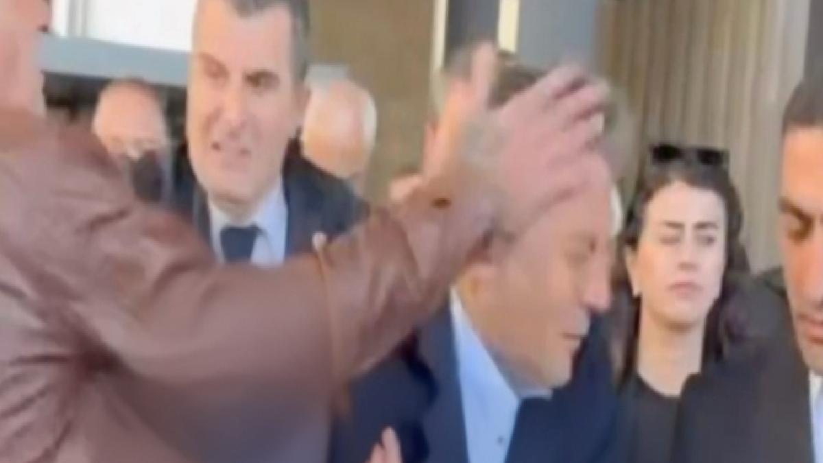 AKM’de Özgür Özel’e saldırı