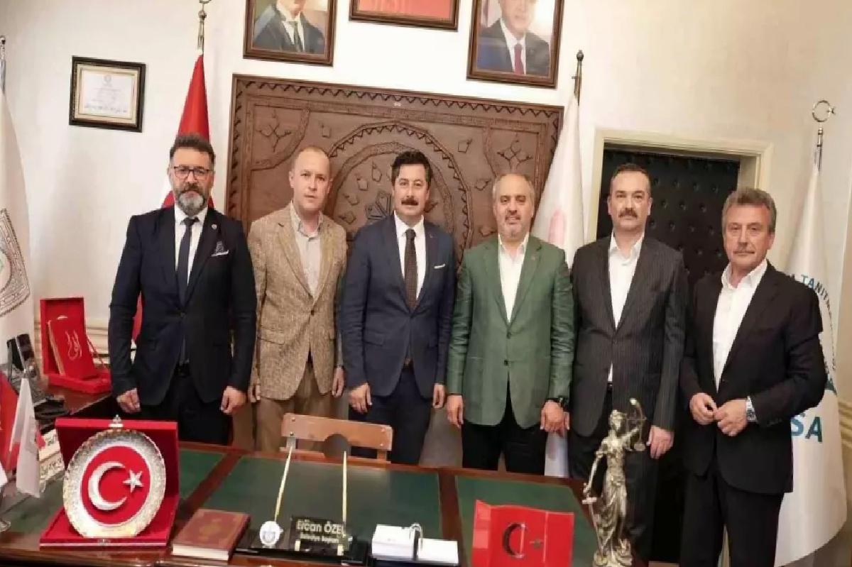 Alinur Aktaş, Ercan Özel’i Ziyaret Etti