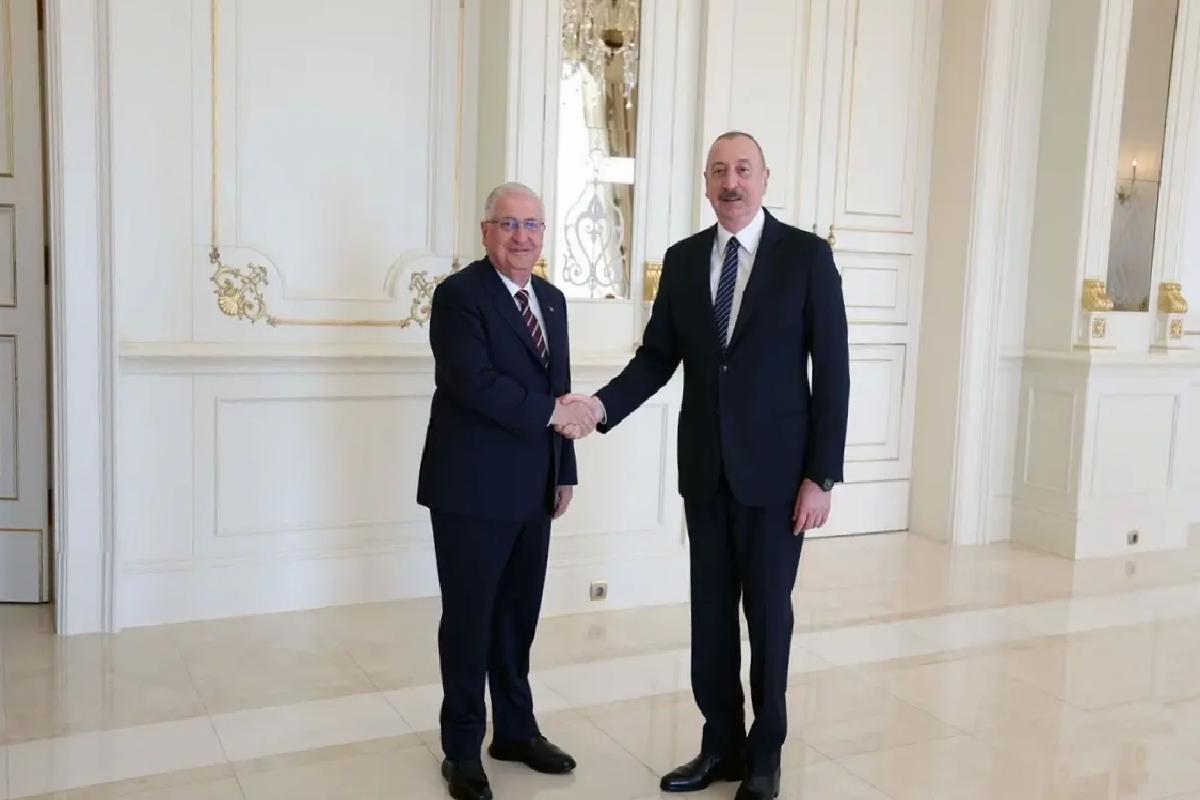 Aliyev, Bakan Güler’i Kabul Etti