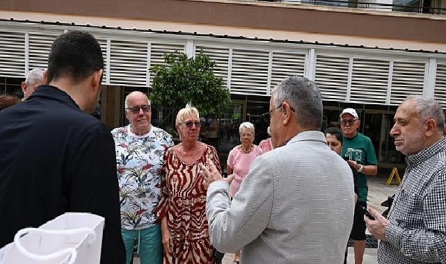 Alman çifte Başkan Topaloğlu’ndan teşekkür plaketi