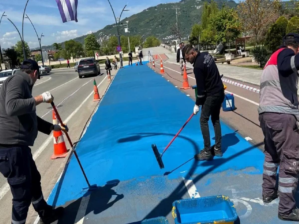Altınordu’da Bisiklet ve Yürüyüş Yolları Yenileniyor
