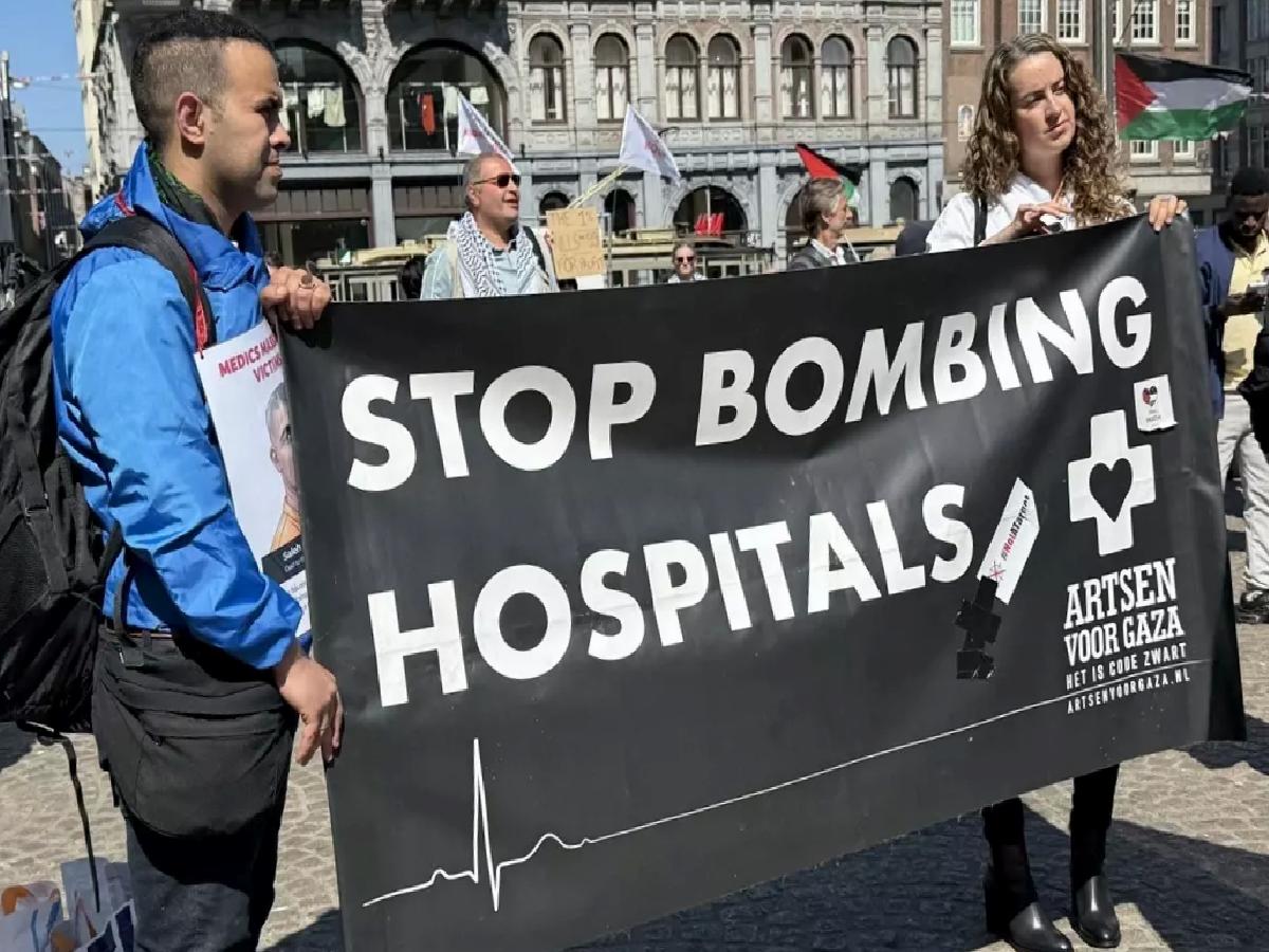 Amsterdam’da Nekbe Gösterisi