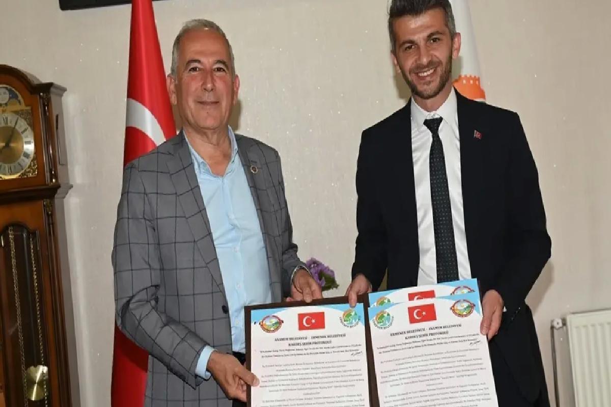 Anamur ve Ermenek Kardeş Şehir Oldu