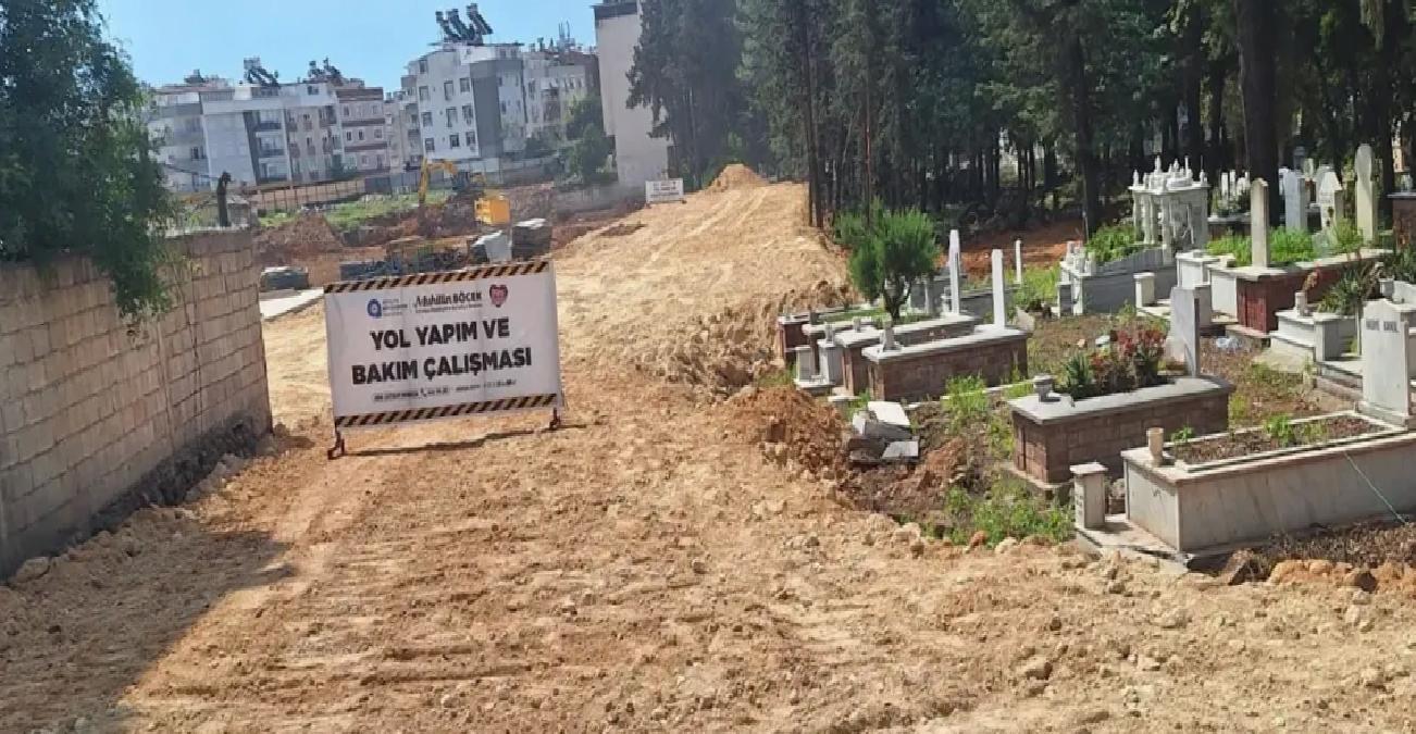 Andızlı Mezarlığı’ndaki Yol Çalışmasına Tepki