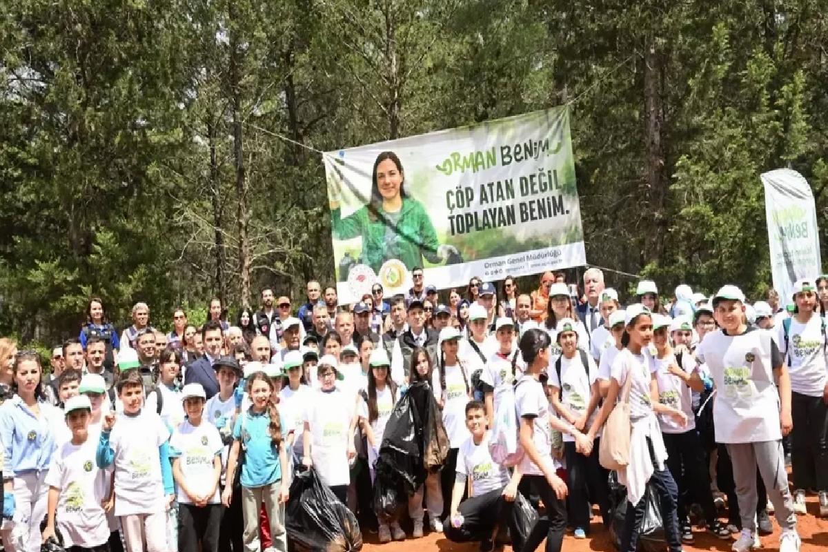 Antalya’da Orman Temizleme Etkinliği