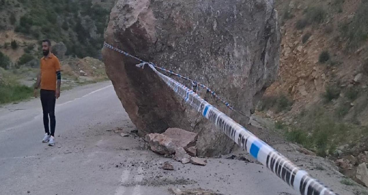 Ardahan-Ardanuç Karayolunda Kaya Düşmesi: Facia Son Anda Önledi