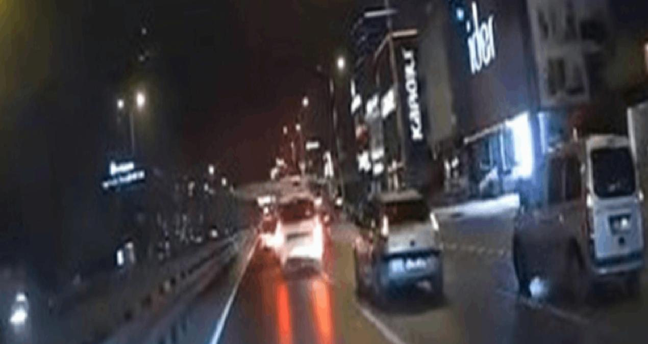 Avcılar D-100’de makaslı tehlike: Trafiği birbirine kattı