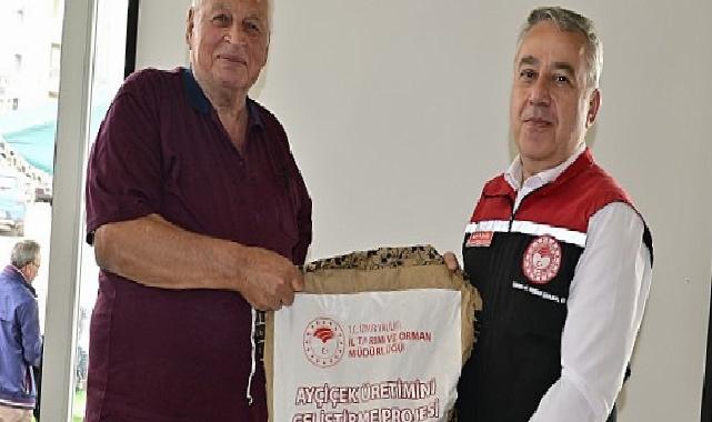 Ayçiçeği Üreticilerine Yerli Tohum Desteği