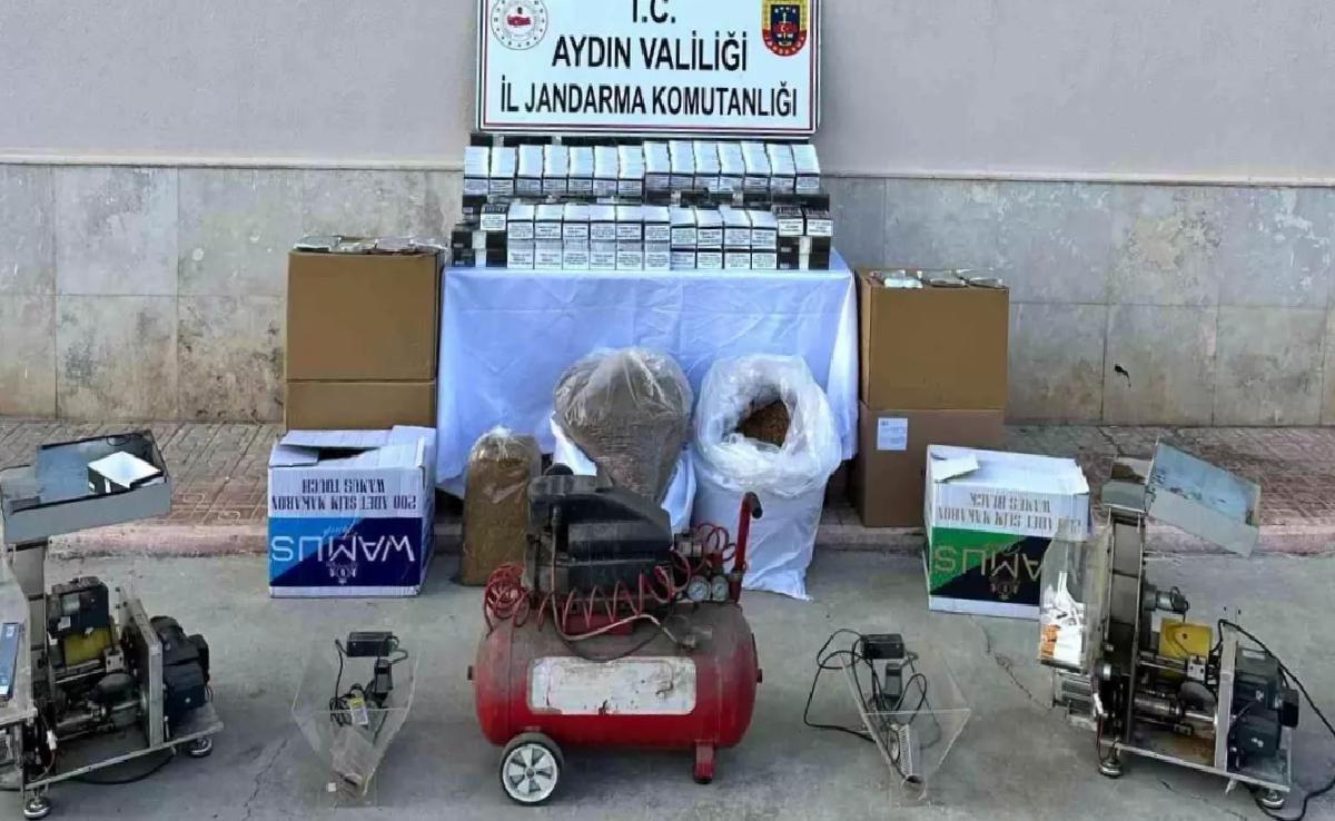 Aydın’da Kaçak Sigara Baskını