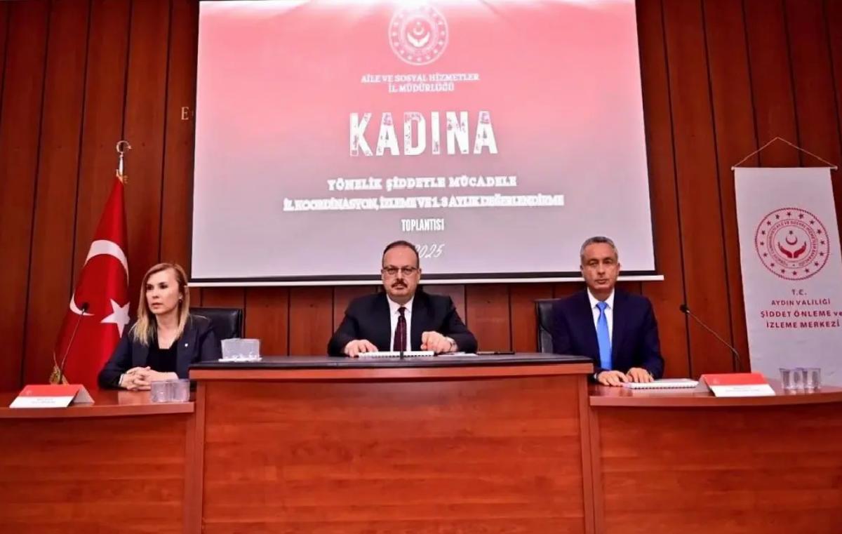 Aydın’da Kadına Şiddetle Mücadele Toplantısı