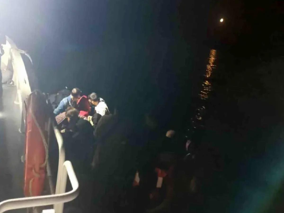 Ayvalık’ta Düzensiz Göçmen Operasyonu