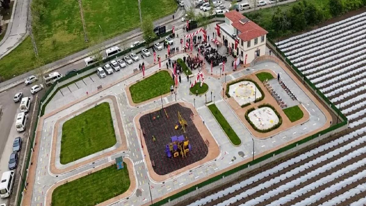 Bafra’da Çocuk Trafik Eğitim Parkı Açıldı