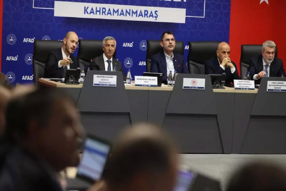 Bakan Kurum, İstanbul Toplantısında Deprem Kararlarını Takip Edeceğini Belirtti