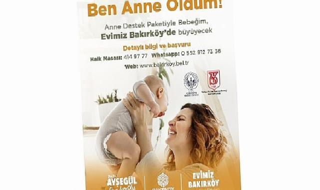 Bakırköy Belediyesinden annelere destek