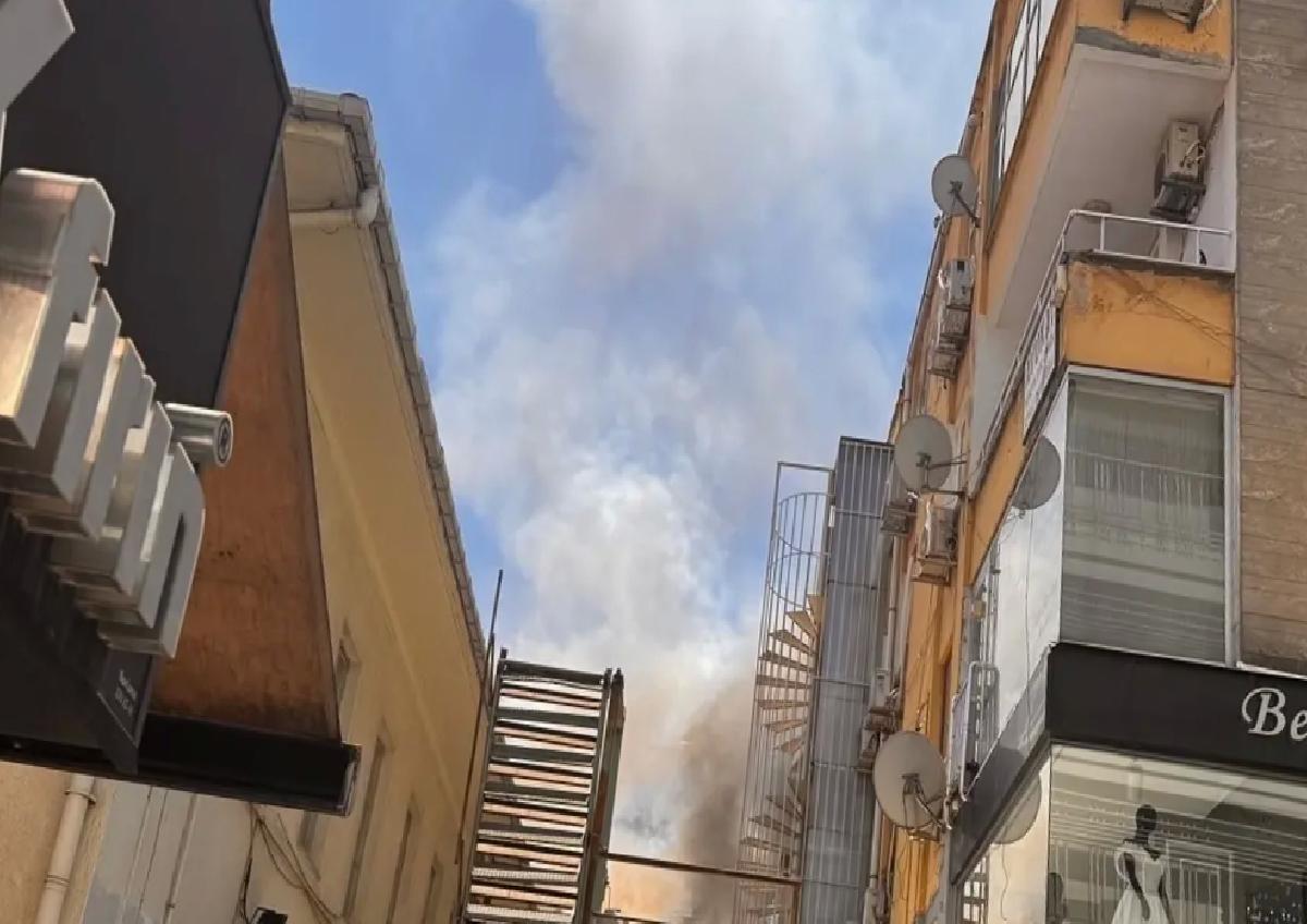 Bakırköy’de İş Yerinde Yangın