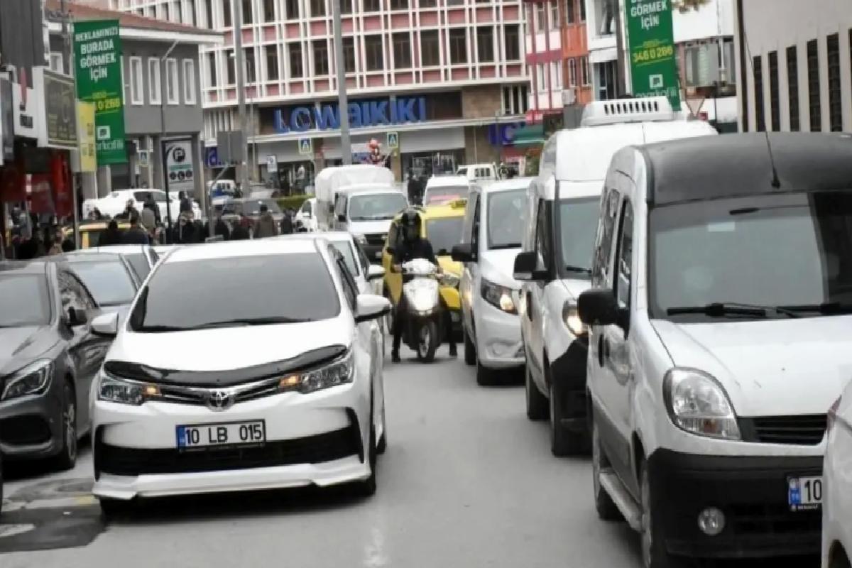 Balıkesir’de Araç Sayısı 655 Bin 884