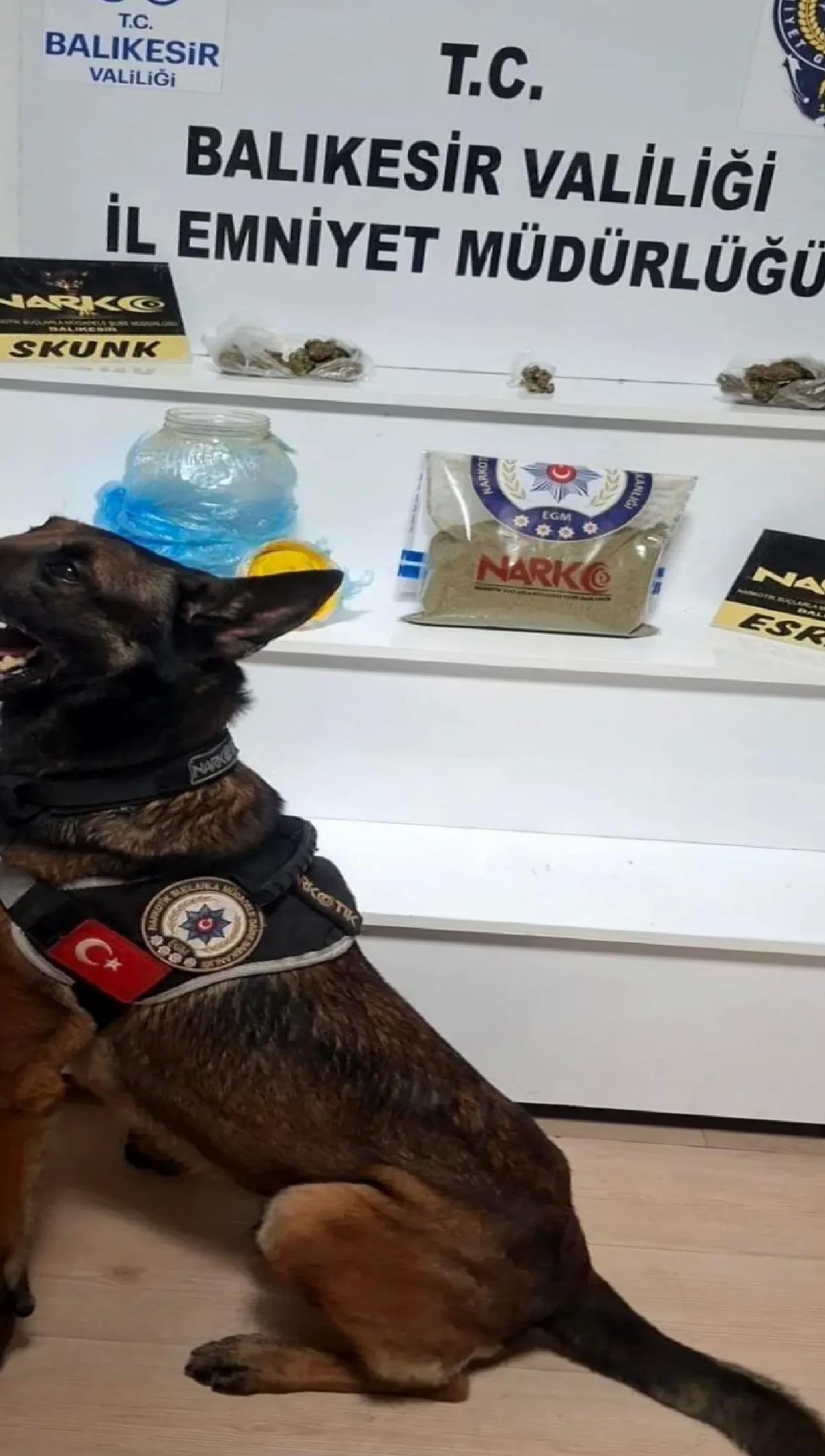 Balıkesir’de Uyuşturucu Operasyonu