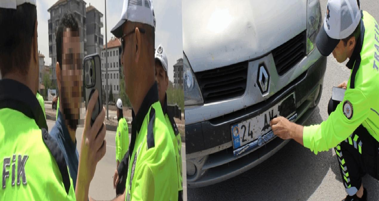 Bantla plaka kapatı yakalandı: ‘Cenazem var’ dedi