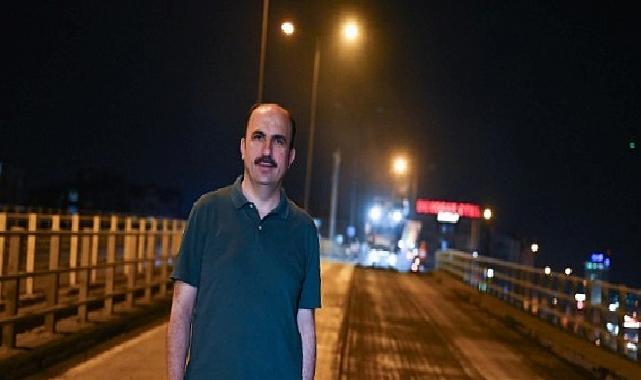 Başkan Altay Koyuncu Köprülü Kavşağı’nda Gece Devam Eden Asfalt Çalışmalarını İnceledi
