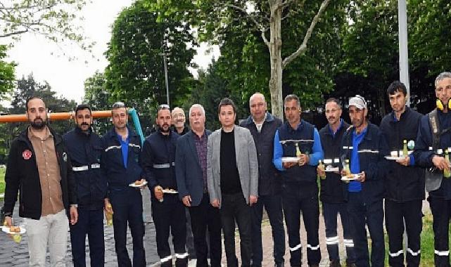 Başkan Erkan Aydın 1 Mayıs’ta emekçilerin yanında