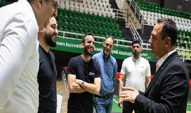 Başkan Eşki’den Göztepe’ye moral ziyareti