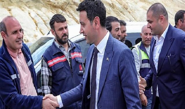 Başkan Önal, şantiyede işçilerle buluştu