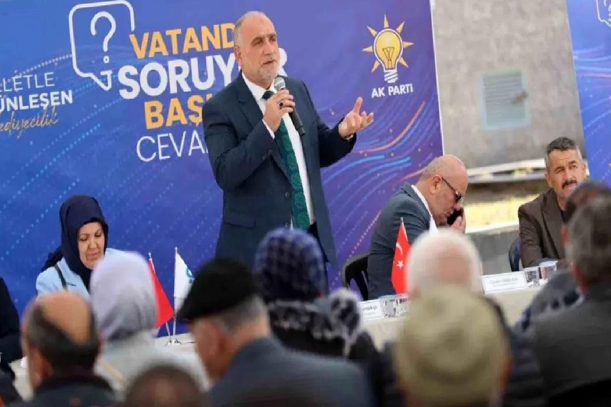 Başkan Sandıkçı, Karşıyaka Mahallesi’nde Vatandaşlarla Buluştu
