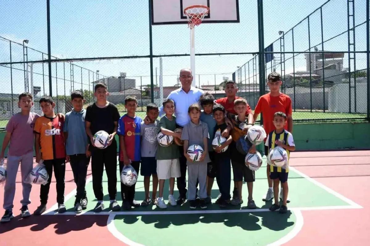 Başkan Yapar, Çocuklarla Basketbol Oynayarak Verdiği Sözleri Tuttu