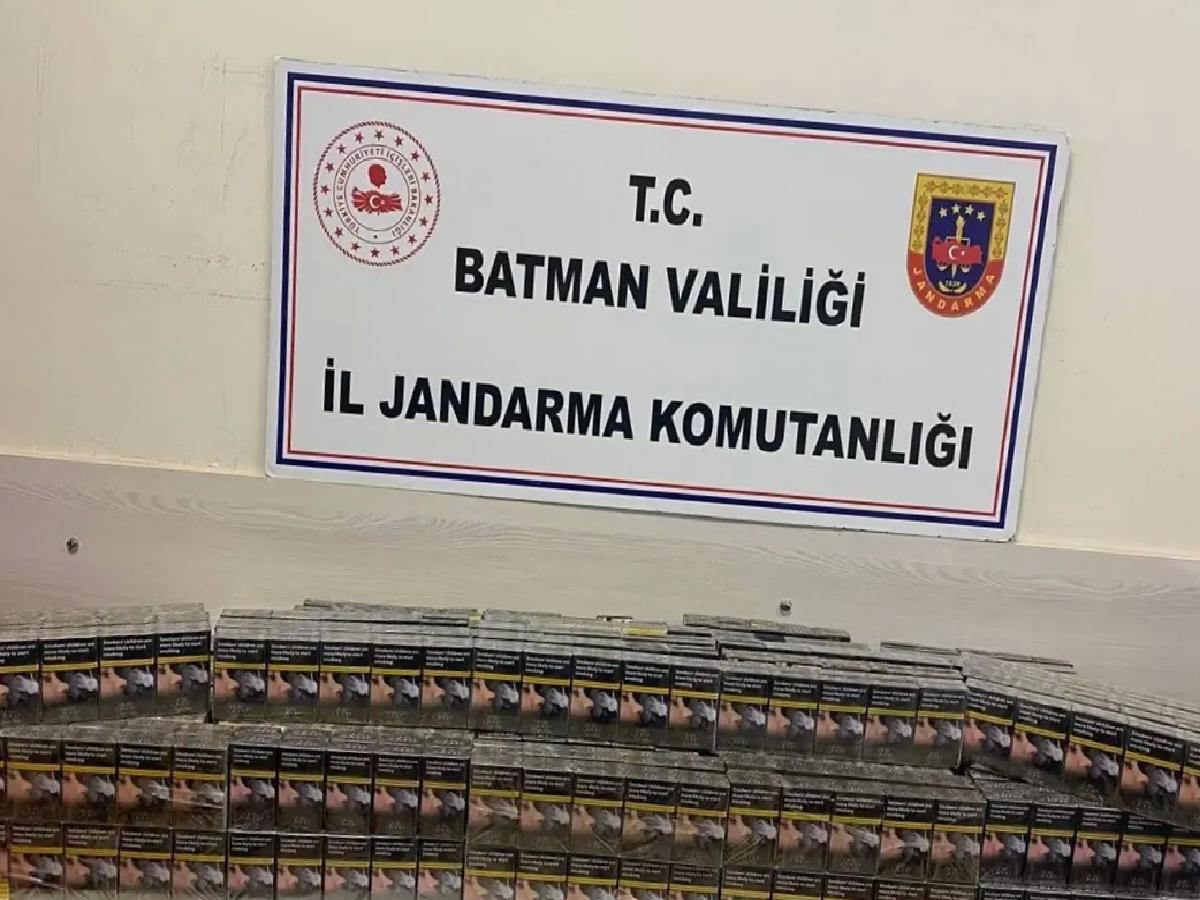 Batman’da Gümrük Kaçağı Sigara Ele Geçirildi