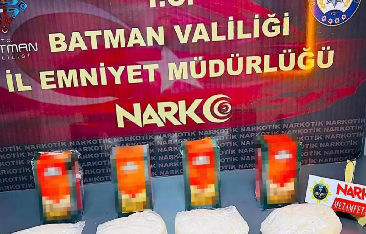 Batman’da Otobüste Uyuşturucu Yakalandı