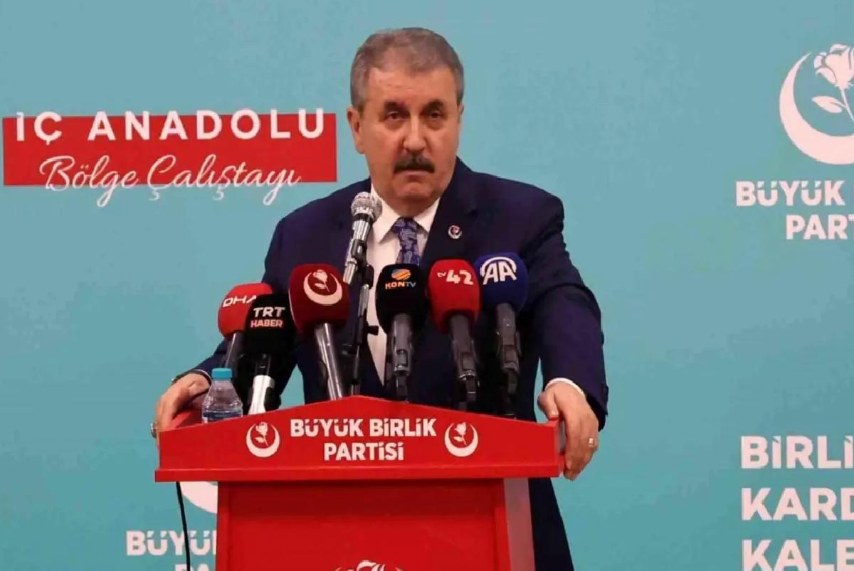 BBP Genel Başkanı Destici: “Gazze sadece bir toprak, kara parçası değildir”