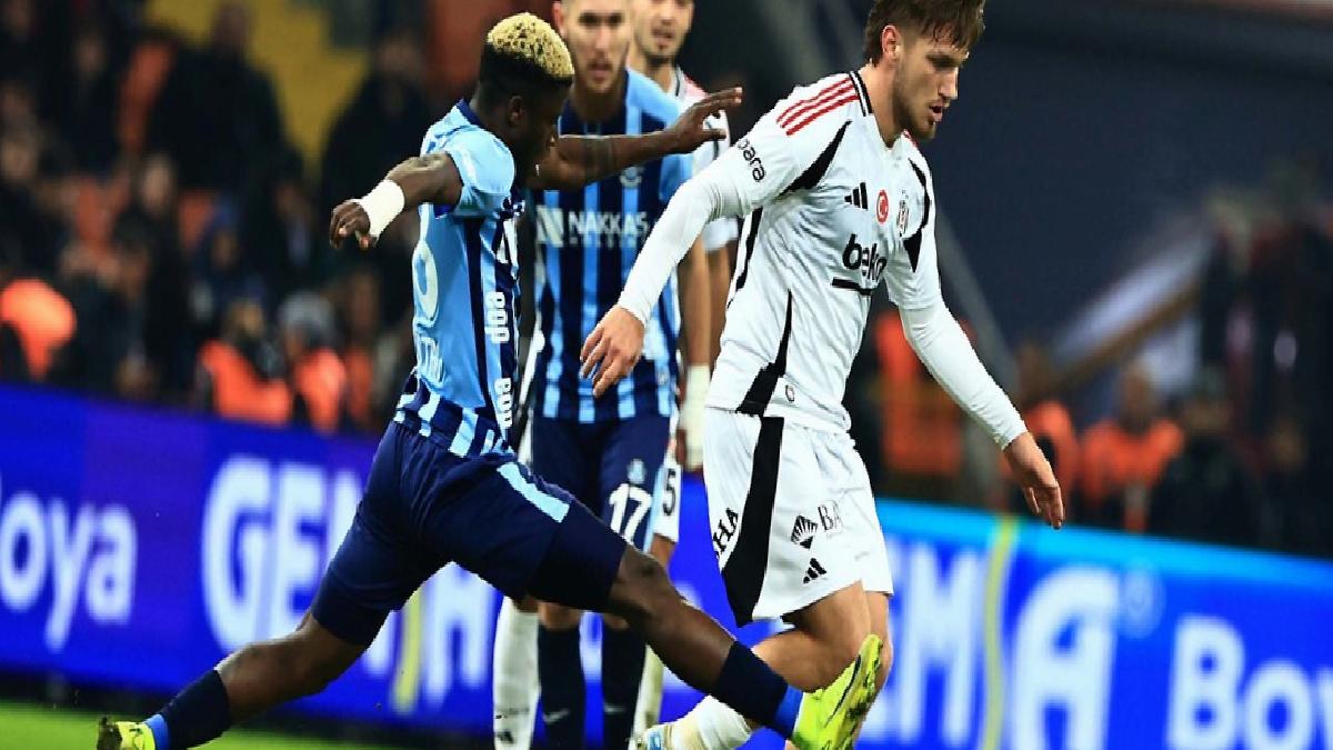 Beşiktaş – Adana Demirspor maçının ilk 11’leri